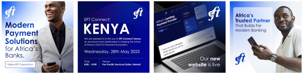 EFT Corporation fintech brand design by GoldPear