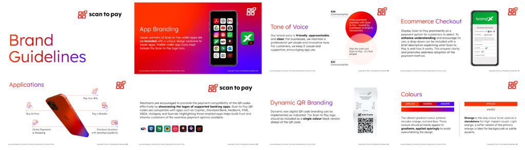 Scan to Pay brand identity design by GoldPear South Africa
