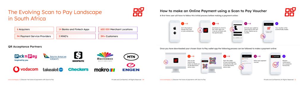 Scan to Pay brand evolution design by GoldPear