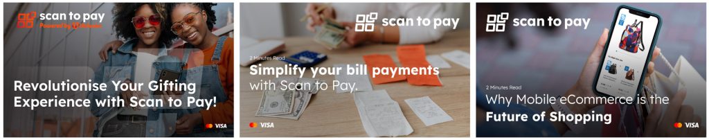 Scan to Pay social media design by GoldPear