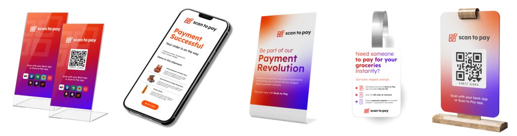 Scan to Pay QR payment brand design by GoldPear